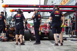 Simulation d'arrêt au stand pour Red Bull Racing