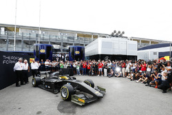 The new F2 car in the paddock