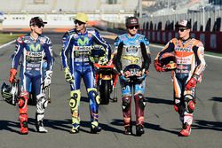 Jorge Lorenzo, Yamaha Factory Racing, Valentino Rossi, Yamaha Factory Racing, Jack Miller, Estrella Galicia 0,0 Marc VDS, Marc Marquez, Repsol Honda Team