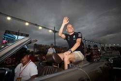 Valtteri Bottas, Mercedes AMG F1, lors de la parade des pilotes