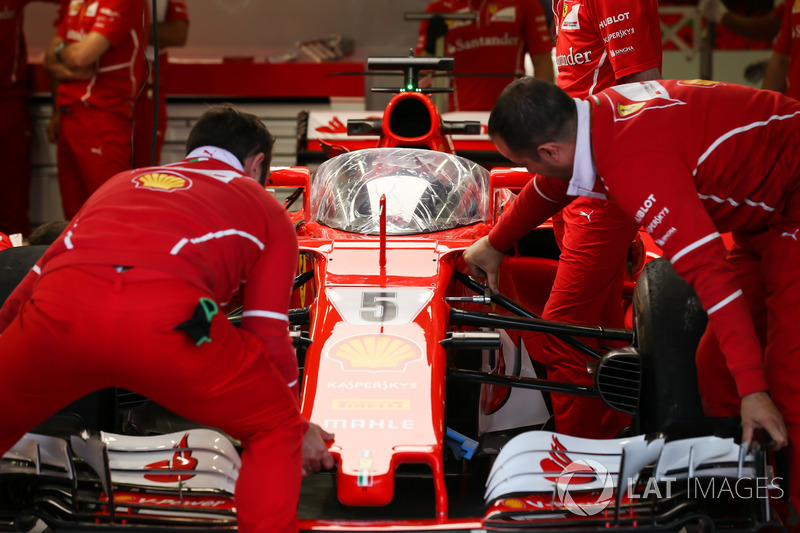 Ferrari SF70-H with cockpit shield