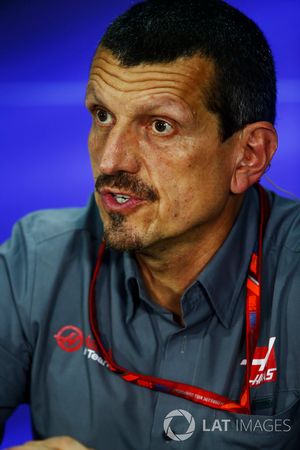 Günther Steiner, Team Principal, Haas F1 Team, lors de la conférence de presse