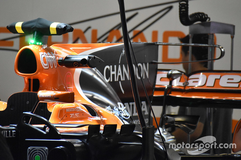 McLaren MCL32 T-wing detail