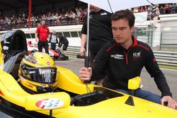 Stoffel Vandoorne op de grid met Geoffroy Theunis, RACB National Team