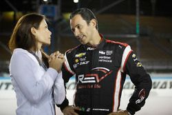 Adriana Henao and Helio Castroneves, Team Penske Chevrolet