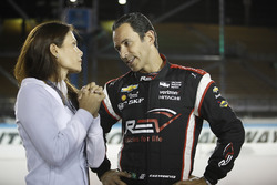Adriana Henao and Helio Castroneves, Team Penske Chevrolet