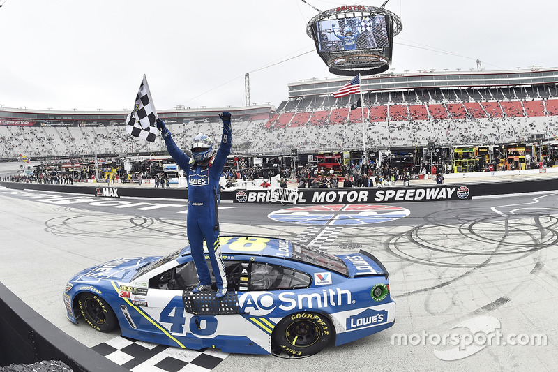 9. Ganador de la carrera Jimmie Johnson, Hendrick Motorsports Chevrolet
