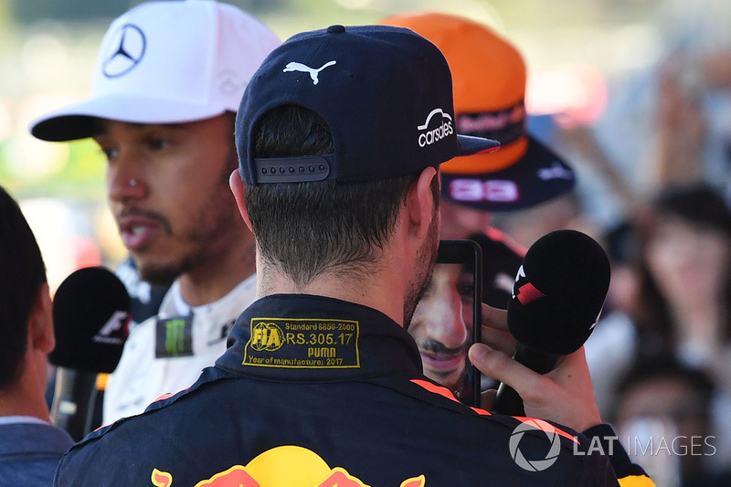 Daniel Ricciardo, Red Bull Racing on the podium