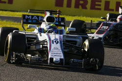 Felipe Massa, Williams FW40, Kevin Magnussen, Haas F1 Team VF-17
