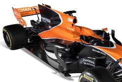 The McLaren MCL32 detalle ala trasera