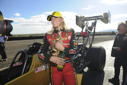 Top Fuel winner Leah Pritchett