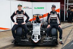 Nico Hulkenberg, Sahara Force India F1 and Sergio Perez, Sahara Force India F1 unveil the Sahara Force India F1 VJM09