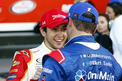 Chase Elliott, JR Motorsports Chevrolet, Elliott Sadler, JR Motorsports Chevrolet