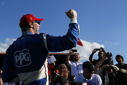 Race winner Josef Newgarden, Team Penske Chevrolet