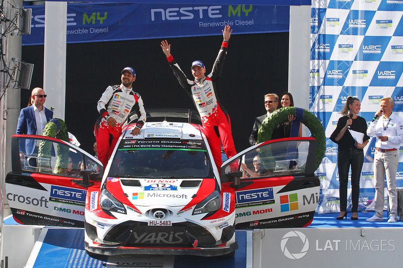 Winners Esapekka Lappi, Janne Ferm, Toyota Racing