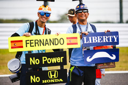 Fans of Fernando Alonso, McLaren, Liberty Media