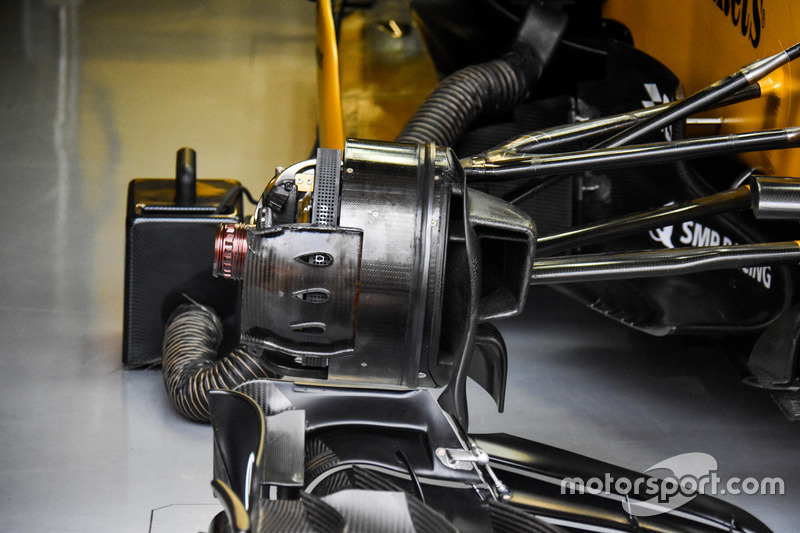 Les freins de la Renault Sport F1 Team RS17