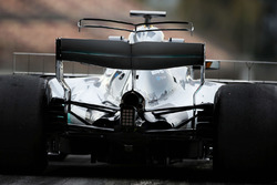 Lewis Hamilton, Mercedes AMG F1 W08 T-wing detail