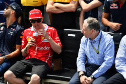 Kimi Raikkonen, Ferrari and Jean Todt, FIA President