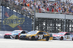 Kyle Busch, Joe Gibbs Racing Toyota, Matt Kenseth, Joe Gibbs Racing Toyota, Ryan Blaney, Wood Brothe