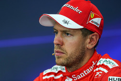 Sebastian Vettel, Ferrari nella conferenza stampa