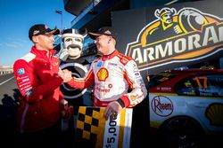 Pole sitters Scott McLaughlin, Team Penske Ford, Alexandre Prémat, Team Penske Ford