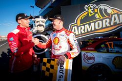 Pole sitters Scott McLaughlin, Team Penske Ford, Alexandre Prémat, Team Penske Ford