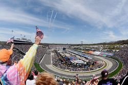 Fans and flyover
