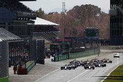 Lewis Hamilton, Mercedes AMG F1 W08, at the start of the race