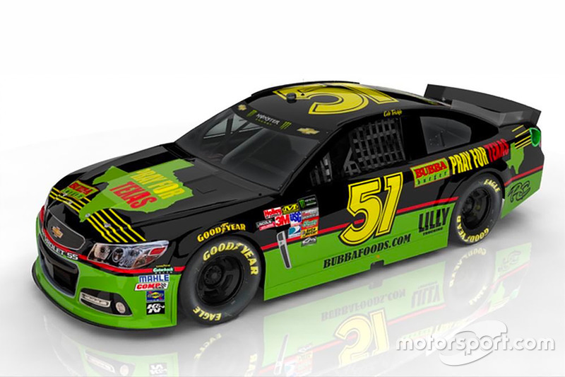 Throwback-Design: Cody Ware, Rick Ware Racing Chevrolet