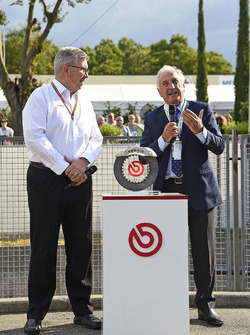Ross Brawn, Managing Director of Motorsports, FOM, Alberto Bombassei, Brembo President