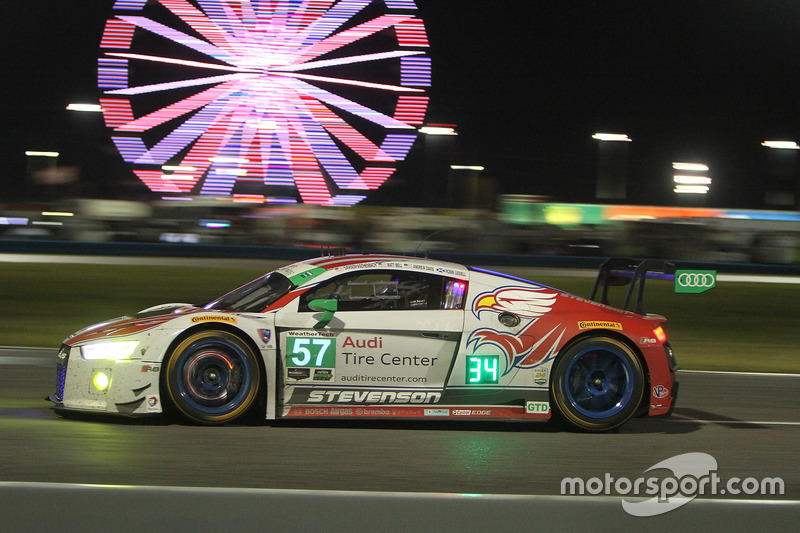 #57 Stevenson Motorsports Audi R8 LMS GT3: Andrew Davis, Lawson Aschenbach, Matt Bell, Robin Liddell