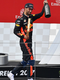 Podium: third place Daniel Ricciardo, Red Bull Racing
