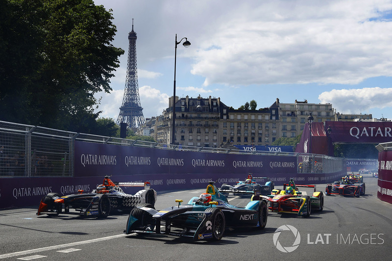 Nelson Piquet Jr., NEXTEV TCR Formula E Team, devance Jérôme d'Ambrosio, Dragon Racing, et Lucas di Grassi, ABT Schaeffler Audi Sport