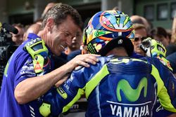 Second place qualifying Valentino Rossi, Yamaha Factory Racing