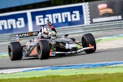 Robert Doornbos met de Renault F1 tweezitter