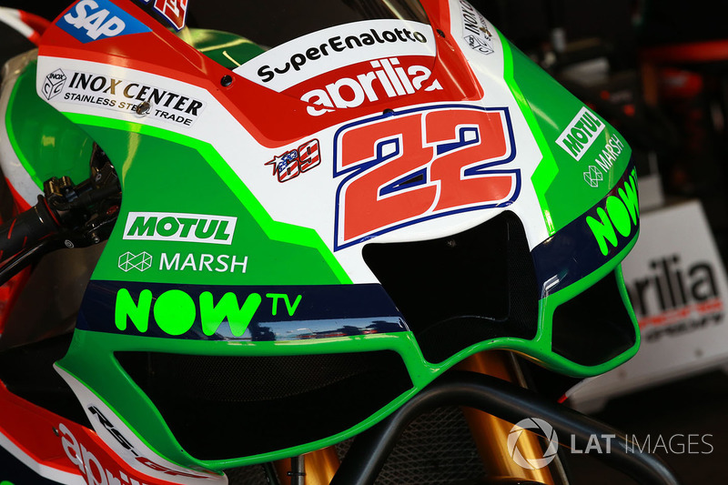 Обтекатель мотоцикла Сэма Лоуса, Aprilia Racing Team Gresini