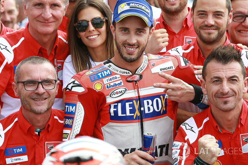 Second place Andrea Dovizioso, Ducati Team