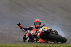 Marc Marquez, Repsol Honda Team, crash