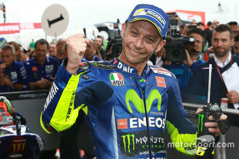 Second place Valentino Rossi, Yamaha Factory Racing