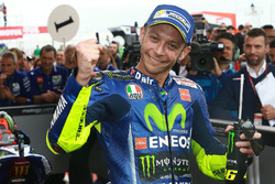 Second place Valentino Rossi, Yamaha Factory Racing