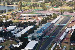 The grid prior to the start