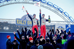 Race winners Jari-Matti Latvala, Miikka Anttila, Toyota Yaris WRC, Toyota Racing