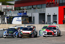 Johan Kristoffersson, Volkswagen Team Sweden, Kevin Eriksson, MJP Racing Team Austria Ford