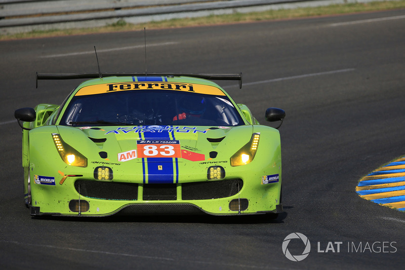 #83 DH Racing Ferrari 488 GTE: Tracy Krohn, Nic Jonsson, Andrea Bertolini