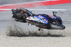 Michael van der Mark, Pata Yamaha, crash