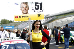 Gridgirl für Nico Müller, Audi Sport Team Abt Sportsline, Audi RS 5 DTM
