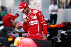 Ganador de la pole Sebastian Vettel, Ferrari