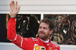 Polesitter Sebastian Vettel, Ferrari