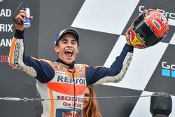 Podium: racewinnaar Marc Marquez, Repsol Honda Team
